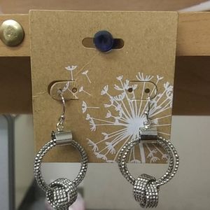Earrings Silver tone (Brand New)